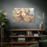 Woman Alphonse Mucha Standard Canvas - Image 5
