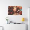 91638-293.jpg Woman Alphonse Mucha Style Standard Canvas
