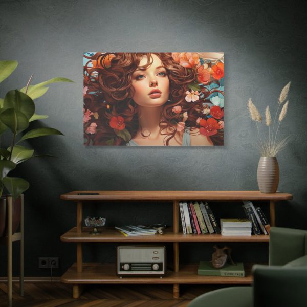 91638-295.jpg Woman Alphonse Mucha Style Standard Canvas