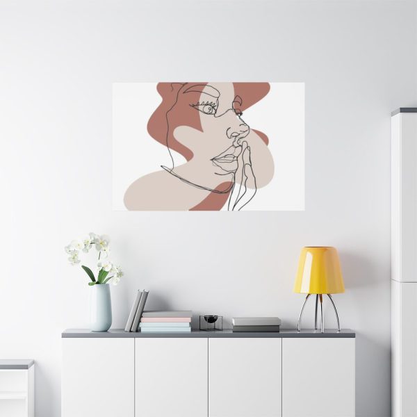 91638-298.jpg Abstract Woman's Face Standard Canvas