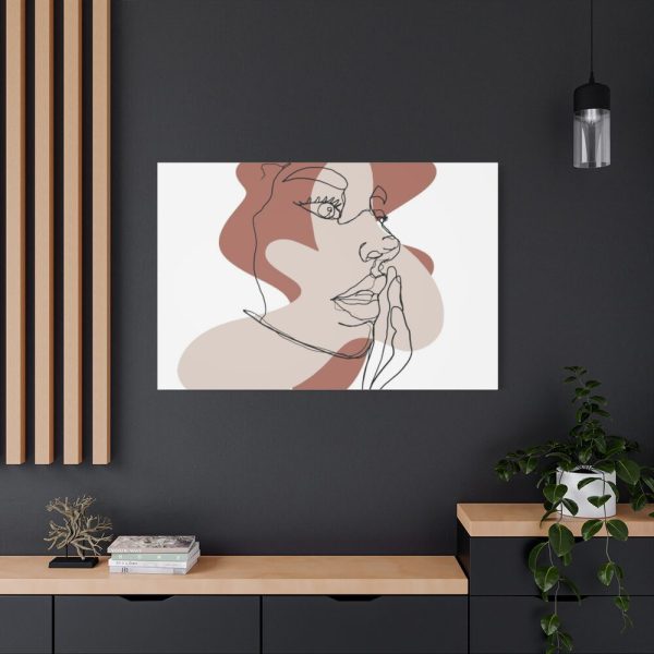 91638-299.jpg Abstract Woman's Face Standard Canvas