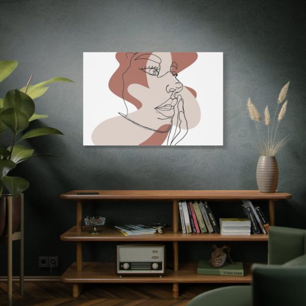 91638-300.jpg Abstract Woman's Face Standard Canvas