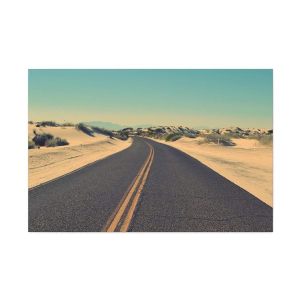 91638-313.jpg Road In A Desert Standard Canvas