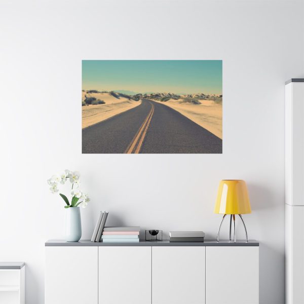 91638-314.jpg Road In A Desert Standard Canvas