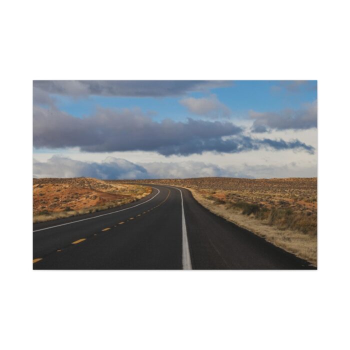 Highway In Arizona Desert Standard Canvas - Image 2
