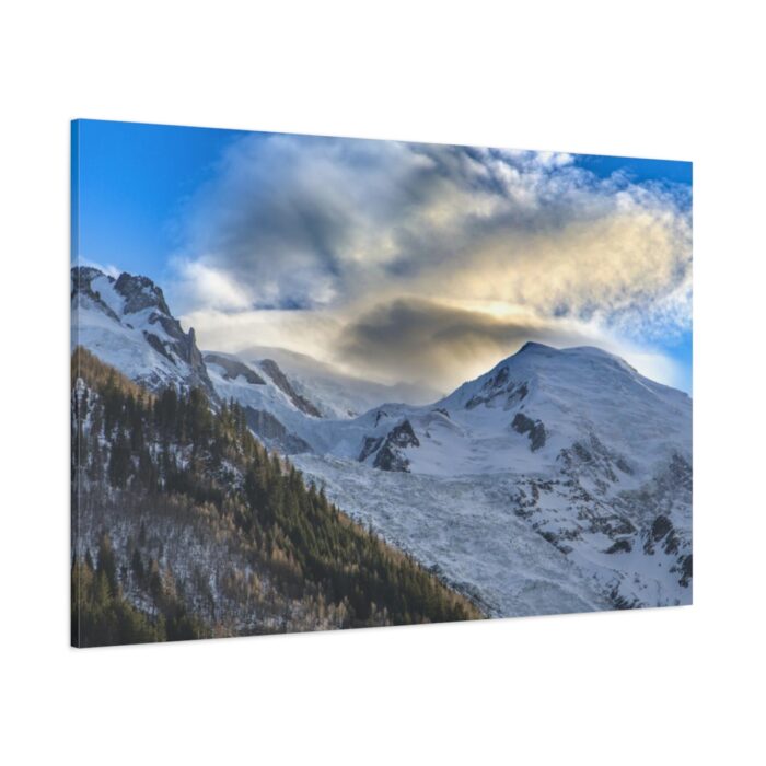 Mountains Of Chamonix, Alps Standard Canvas - Image 1