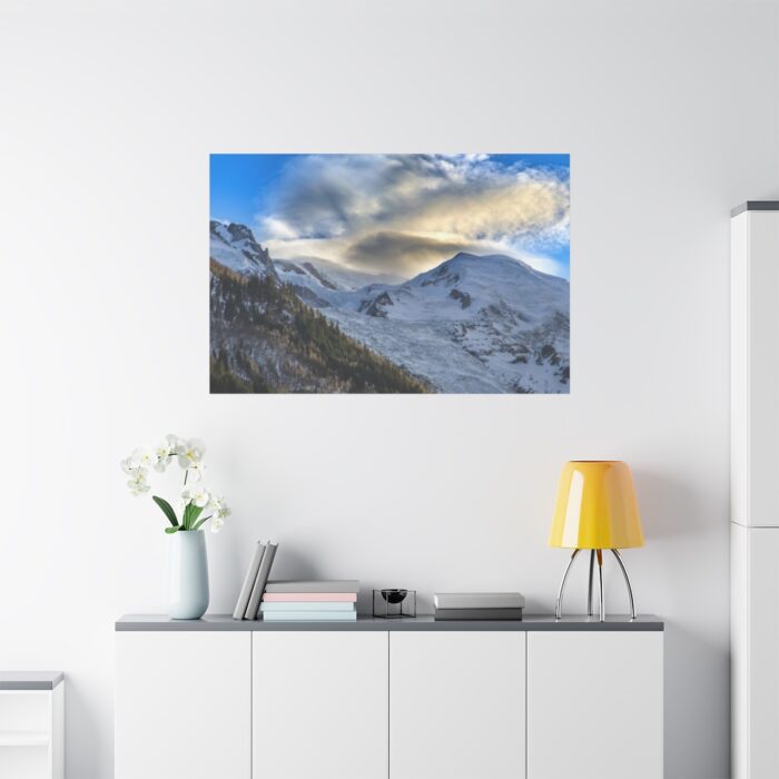 Mountains Of Chamonix, Alps Standard Canvas - Image 3