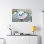 Mountain Landscape Watercolor Standard Canvas - Image 3