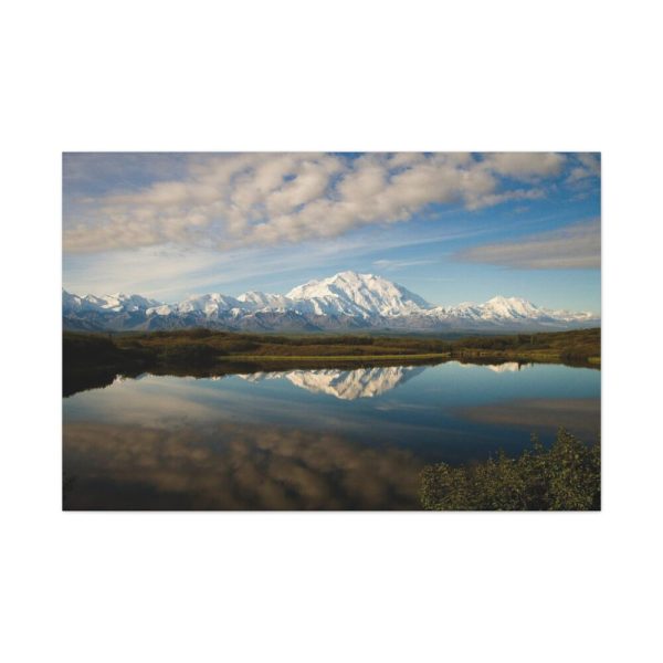 91638-368.jpg Mountain Reflected in Lake Standard Canvas