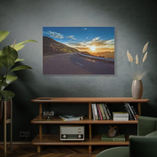 Mountain Road Sunset Standard Canvas