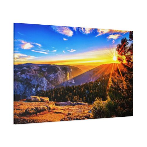 Sunrise in the Mountains Standard Canvas
