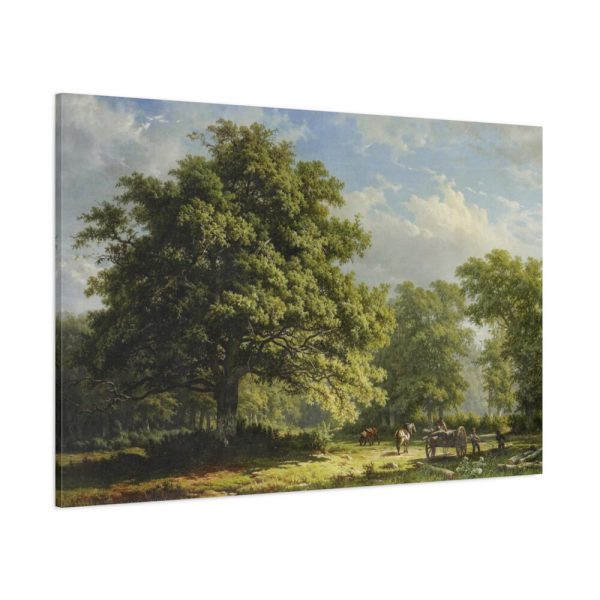 91638-40.jpg View in the Bentheim Forest by George Andries Roth Standard Canvas