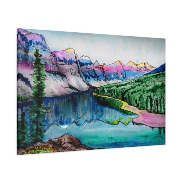 91638-402.jpg Lake and Mountains Standard Canvas