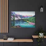 Lake and Mountains Standard Canvas - Image 4