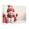 91638-422.jpg Cute Snowman With Copy Space Standard Canvas