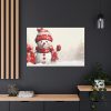 91638-425.jpg Cute Snowman With Copy Space Standard Canvas