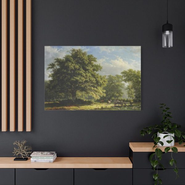 91638-43.jpg View in the Bentheim Forest by George Andries Roth Standard Canvas