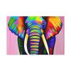91638-433.jpg Rainbow Colored Elephant I Standard Canvas