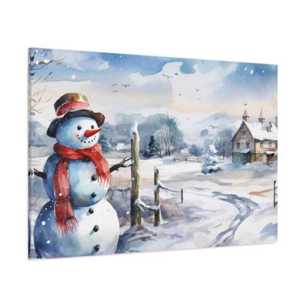 91638-447.jpg Vintage Snowman Art Standard Canvas