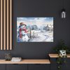 91638-450.jpg Vintage Snowman Art Standard Canvas