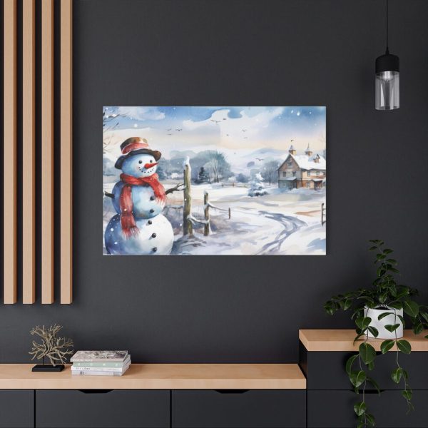 91638-450.jpg Vintage Snowman Art Standard Canvas