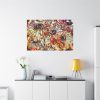 Abstract Flowers Standard Canvas