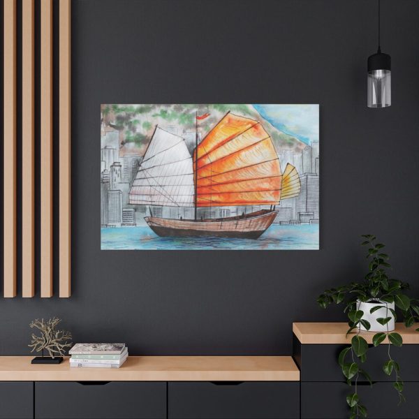 91638-475.jpg Traditional Chinese Sailing Ship Standard Canvas