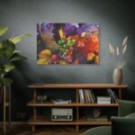Autumn Leaves, Berries, Acorns Standard Canvas - Image 5