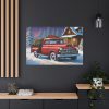 Vintage Pickup Truck Christmas I Standard Canvas