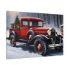 Vintage Pickup Truck Christmas II Standard Canvas