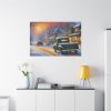Vintage Pickup Truck Christmas III Standard Canvas
