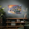 Vintage Pickup Truck Christmas III Standard Canvas