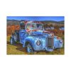 91638-509.jpg Vintage Blue Pickup Truck Standard Canvas