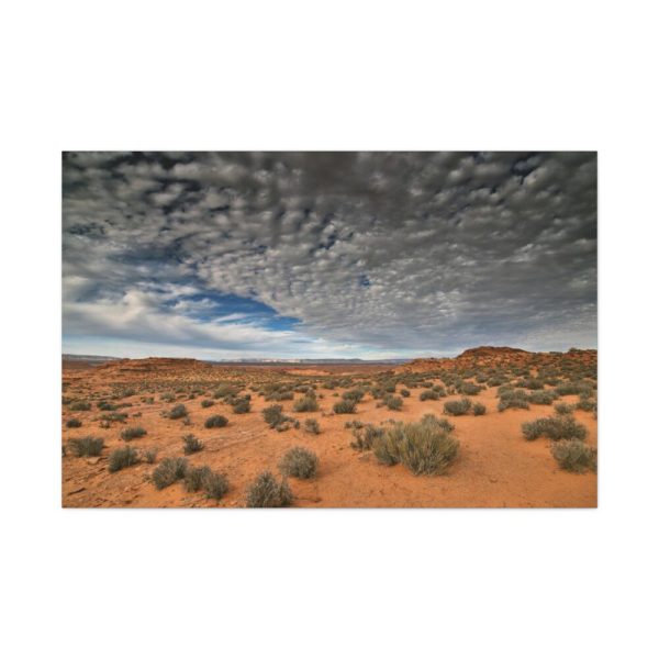 91638-56.jpg Clouds Drift over the Arizona Desert Standard Canvas