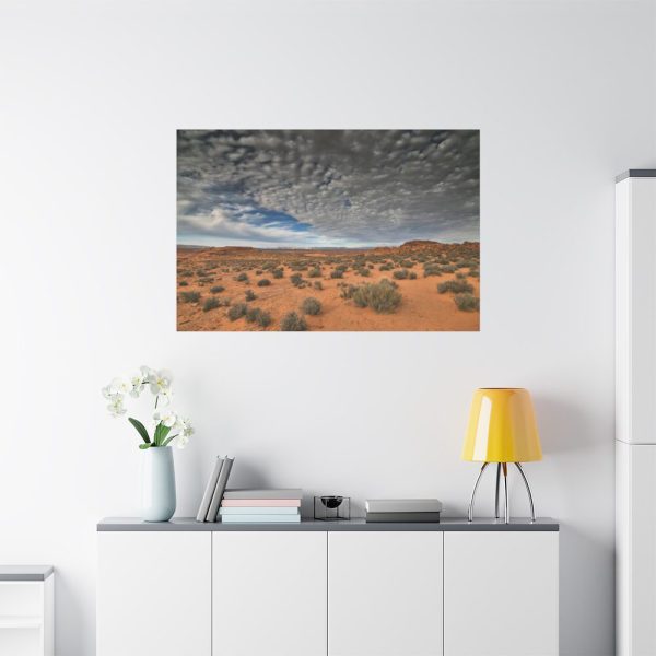 91638-57.jpg Clouds Drift over the Arizona Desert Standard Canvas