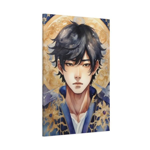 91655-45.jpg Boy Drawn In Watercolor Standard Canvas