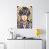 91655-47.jpg Boy Drawn In Watercolor Standard Canvas