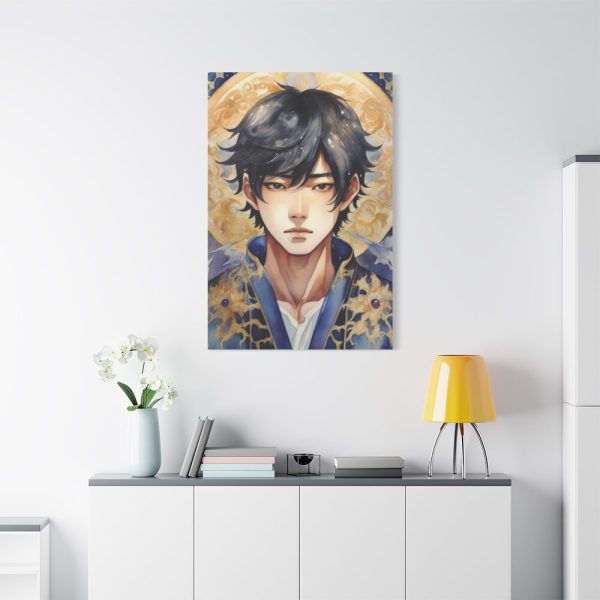 91655-47.jpg Boy Drawn In Watercolor Standard Canvas