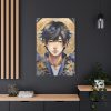 91655-48.jpg Boy Drawn In Watercolor Standard Canvas