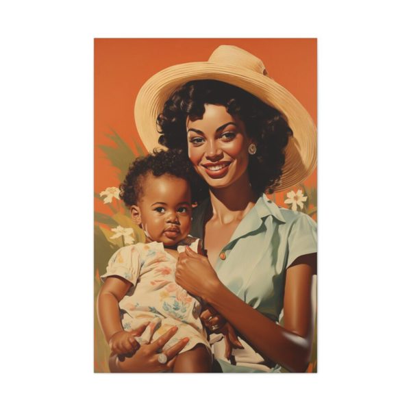 African American Woman Art Standard Canvas