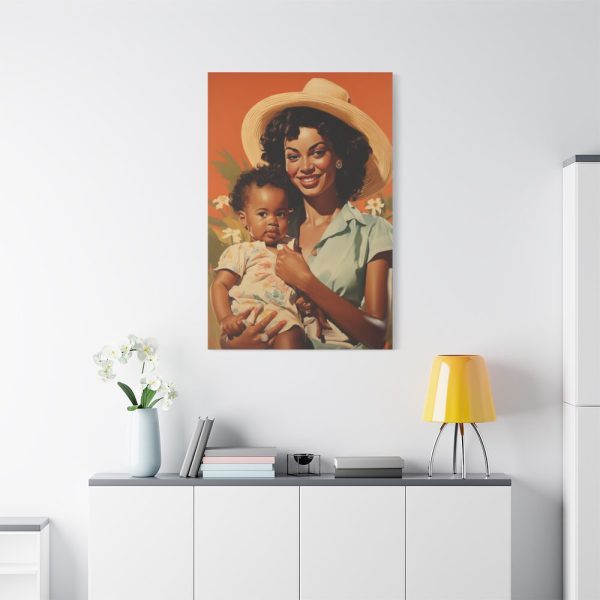 African American Woman Art Standard Canvas