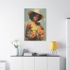 Woman With Flowers Standard Canvas