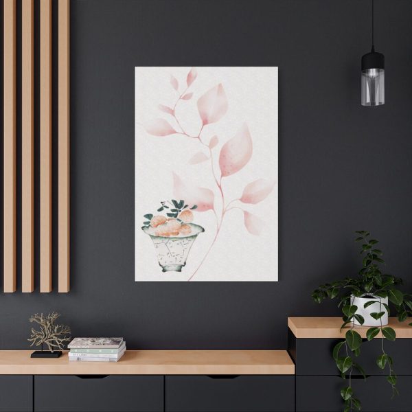 Vintage Lychee Bowl Illustration Standard Canvas