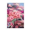 91655-76.jpg Valentine Love Flower Truck Gnome Standard Canvas