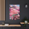 91655-78.jpg Valentine Love Flower Truck Gnome Standard Canvas