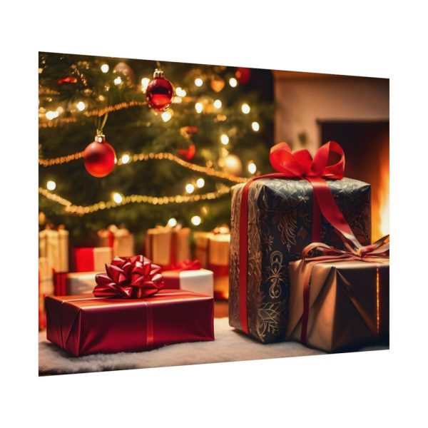 92368-12.jpg Christmas Gifts Fireplace Poster