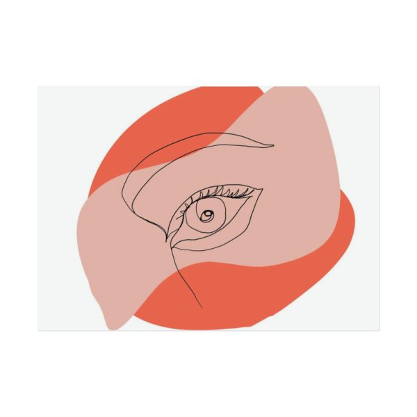 92369-25.jpg Abstract Line Art Eye Poster