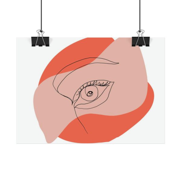 92369-26.jpg Abstract Line Art Eye Poster