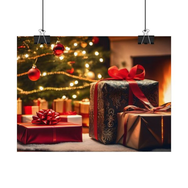 92370-1.jpg Christmas Gifts Fireplace Poster