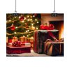 92371-1.jpg Christmas Gifts Fireplace Poster